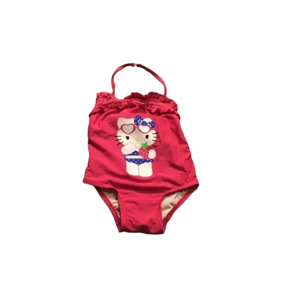 Hello Kitty One Piece Bathing Suit 3T - Picture 1 of 1